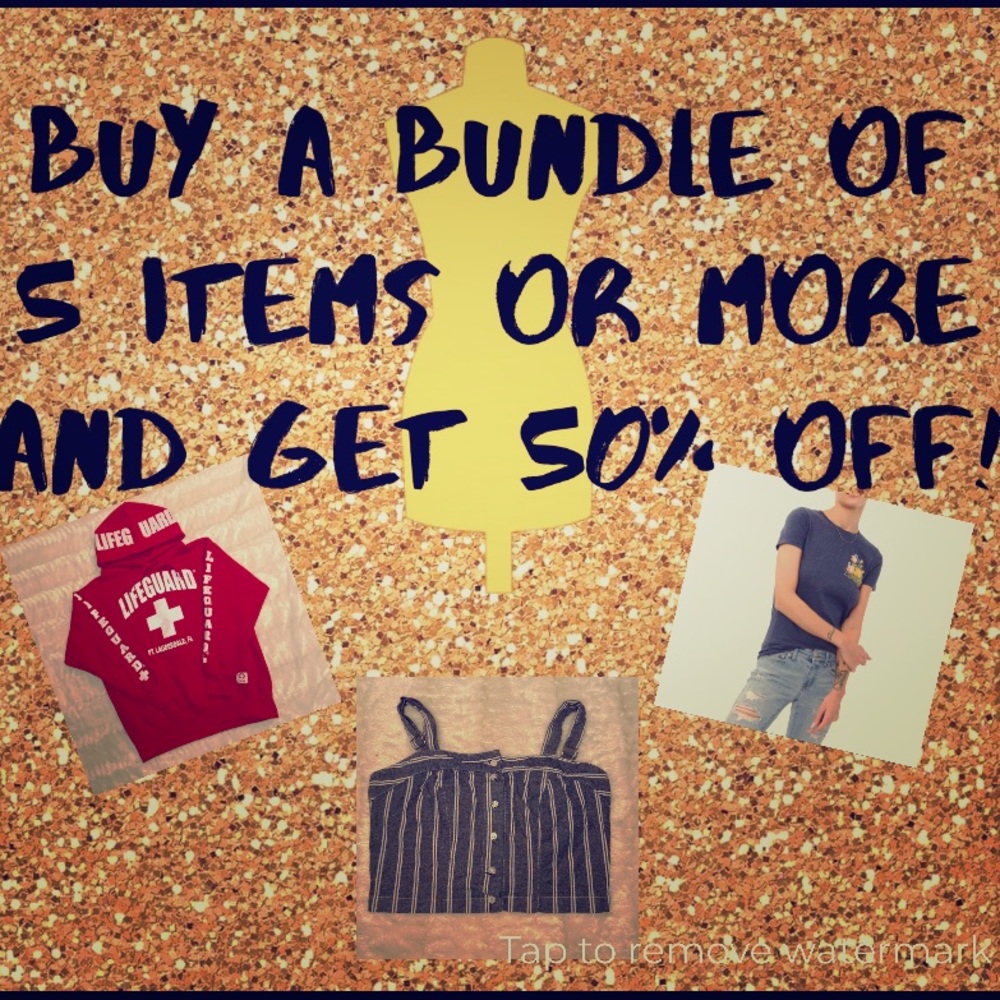 🔥😍HALF PRICE FOR BUNDLE OF FIVE😍🔥